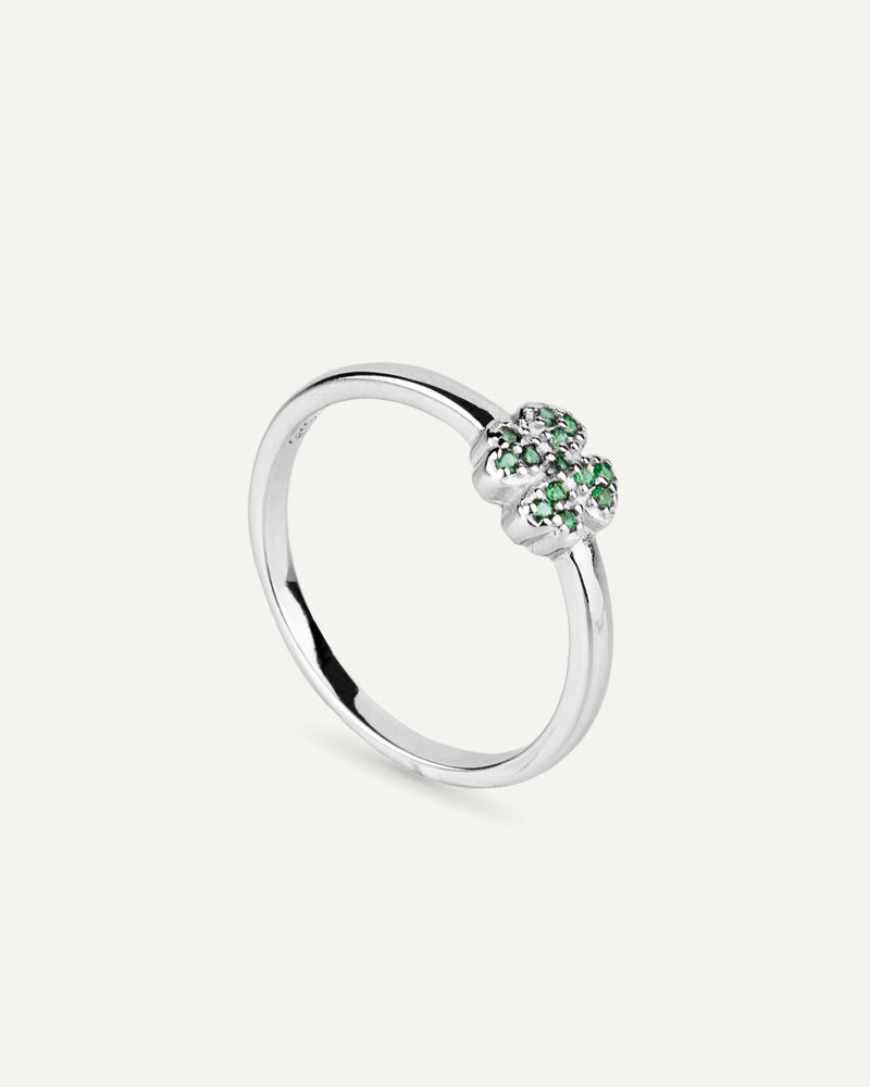 Anillo princess trébol