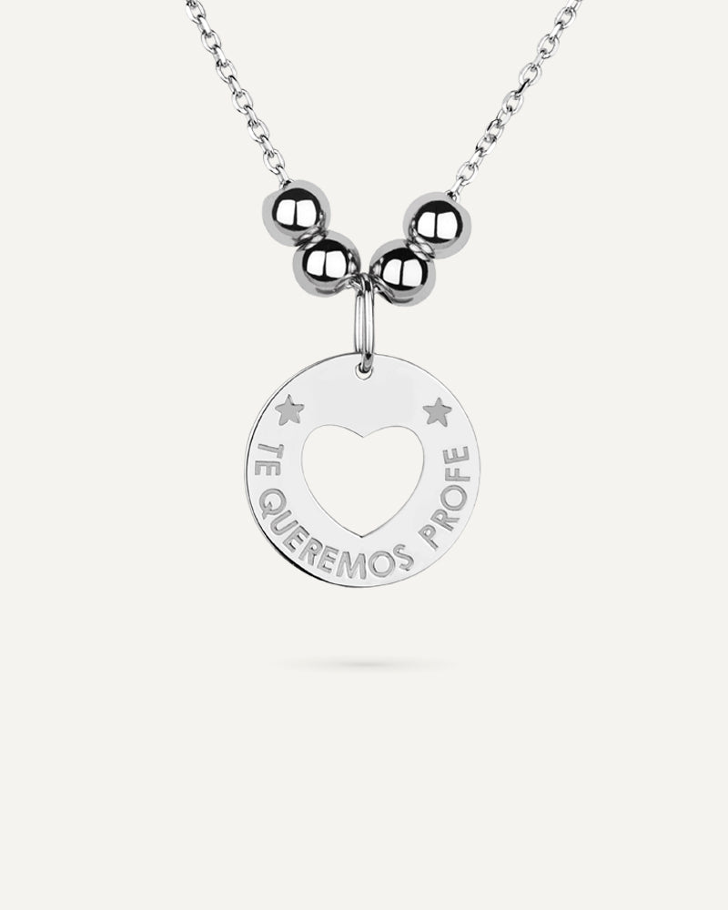 Collar "te queremos profe"