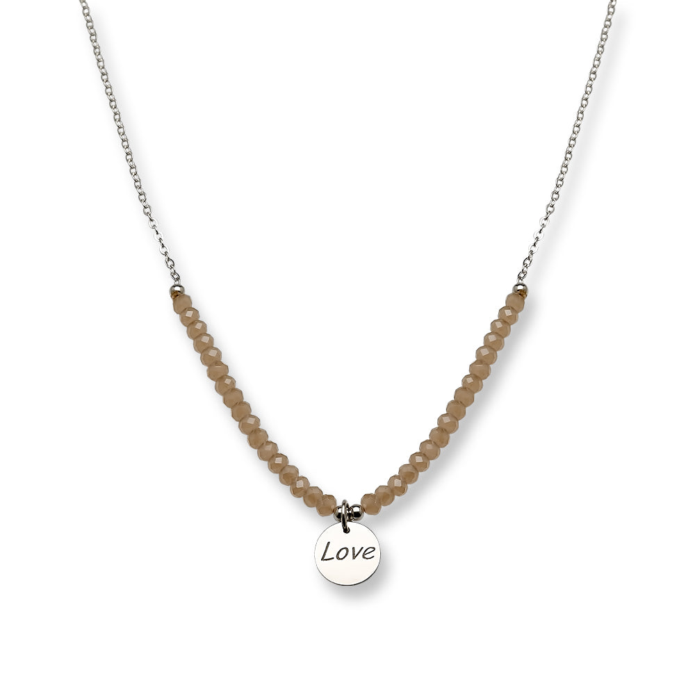 Collar Plata Love