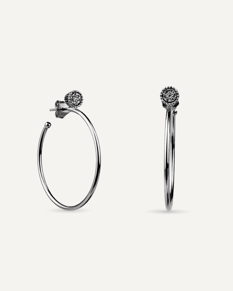 Pendientes Paris aros circonitas