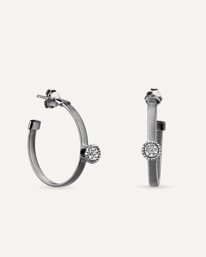 Pendientes Paris aros circonitas