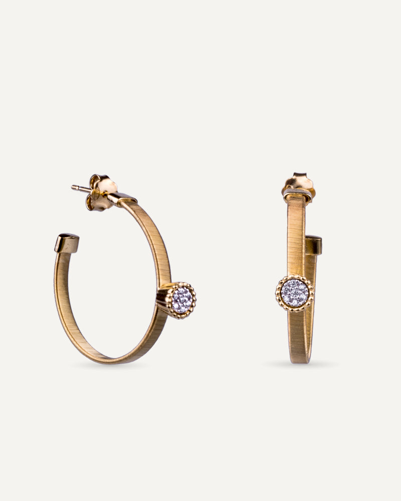Pendientes Paris aros circonitas