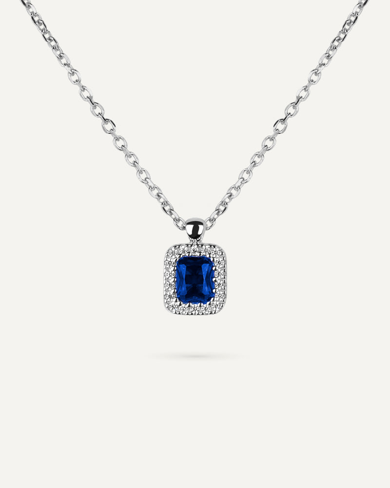 Collar BRILLIANT CUT en plata de ley y circonitas Excellence star cut.