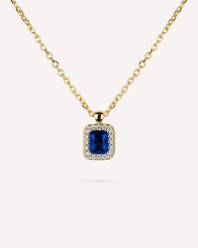 Collar BRILLIANT CUT en plata de ley y circonitas Excellence star cut.