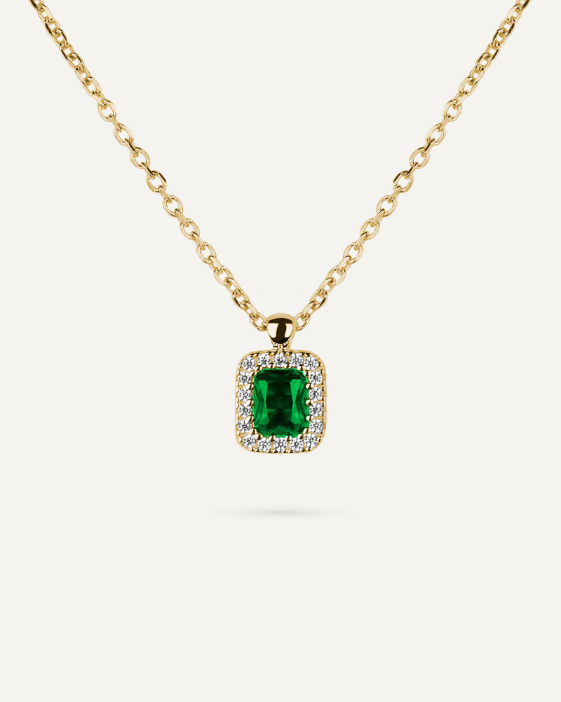 Collar BRILLIANT CUT en plata de ley y circonitas Excellence star cut.