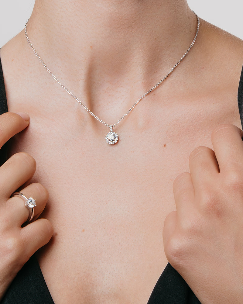 Collar con circonitas excellence star cut de 6´25mm.