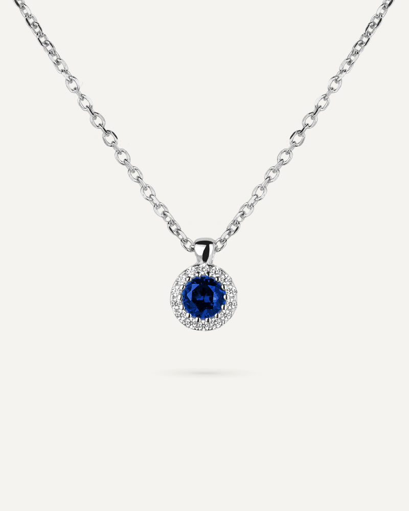 Collar BRILLIANT CUT en plata de ley y circonitas Excellence star cut.