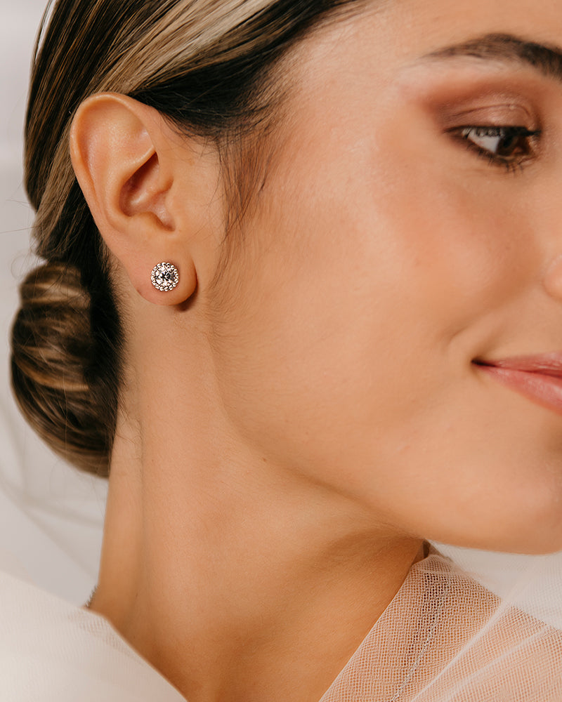 Pendientes con circonitas excellence star cut de 6´25mm