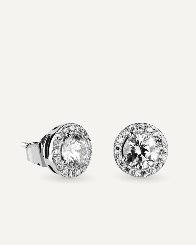 Pendientes con circonitas excellence star cut de 6´25mm
