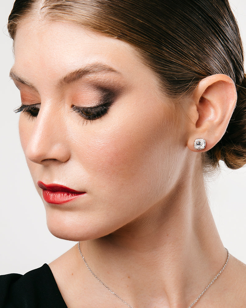 Pendientes con circonitas excellence star cut de 6´25mm