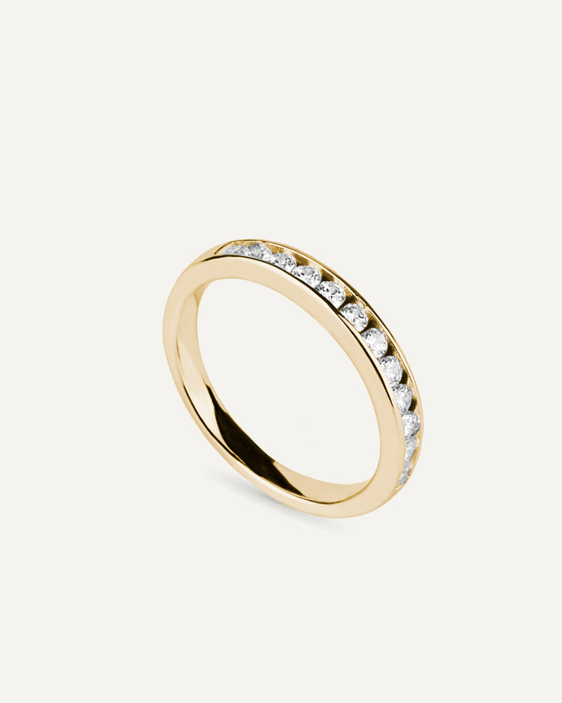 Media alianza con circonitas excellence star cut de 2mm.