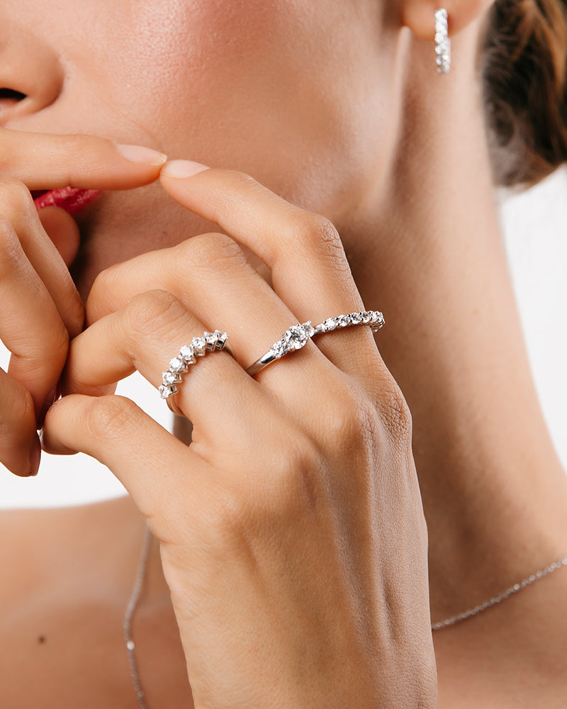 Media alianza brilliant cut con circonitas excellence star cut