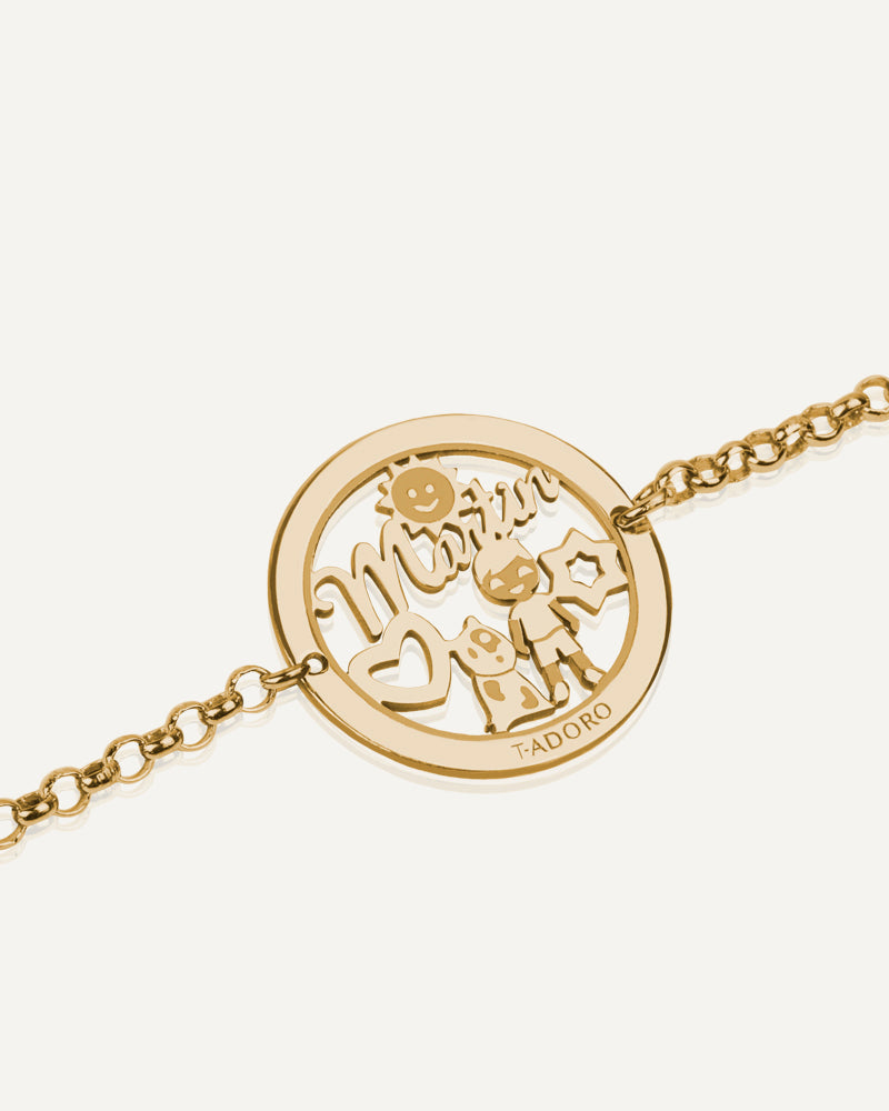 PULSERA PERSONALIZADA DE 20MM EN PLATA