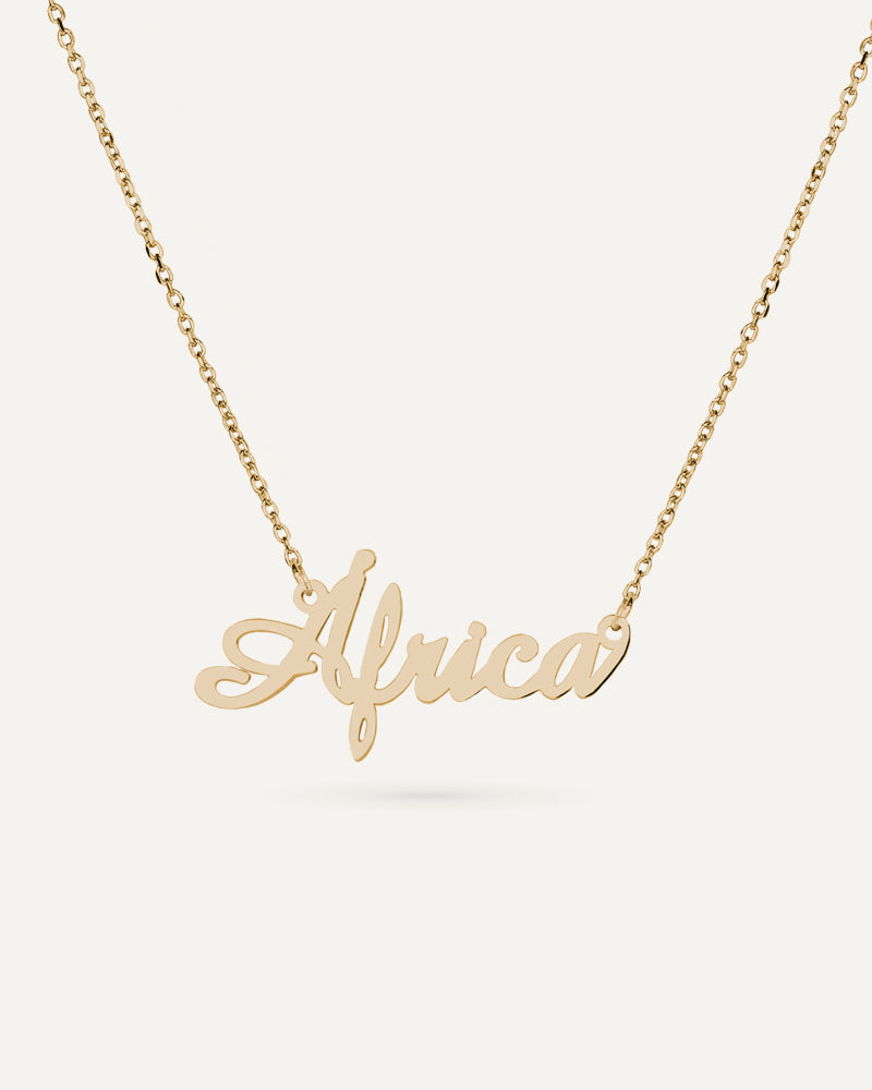 COLLAR PERSONALIZADO CON NOMBRE EN PLATA DE LEY