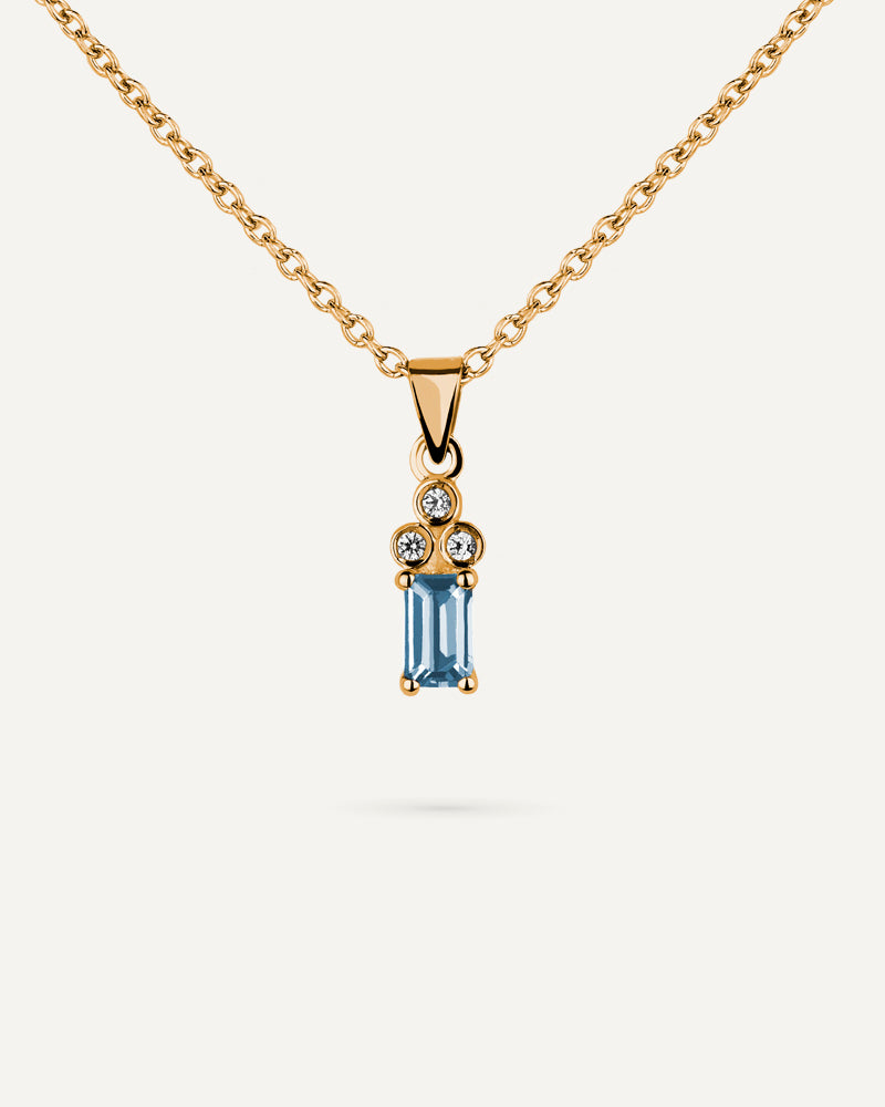 COLLAR TOPACIO SKY TALLA OCTOGONAL