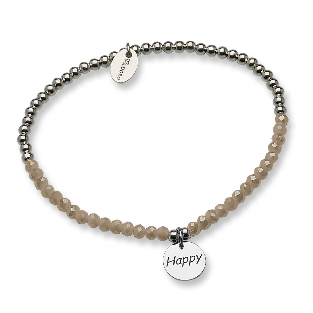 Pulsera Plata Happy