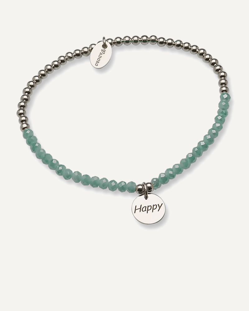 Pulsera Plata Happy