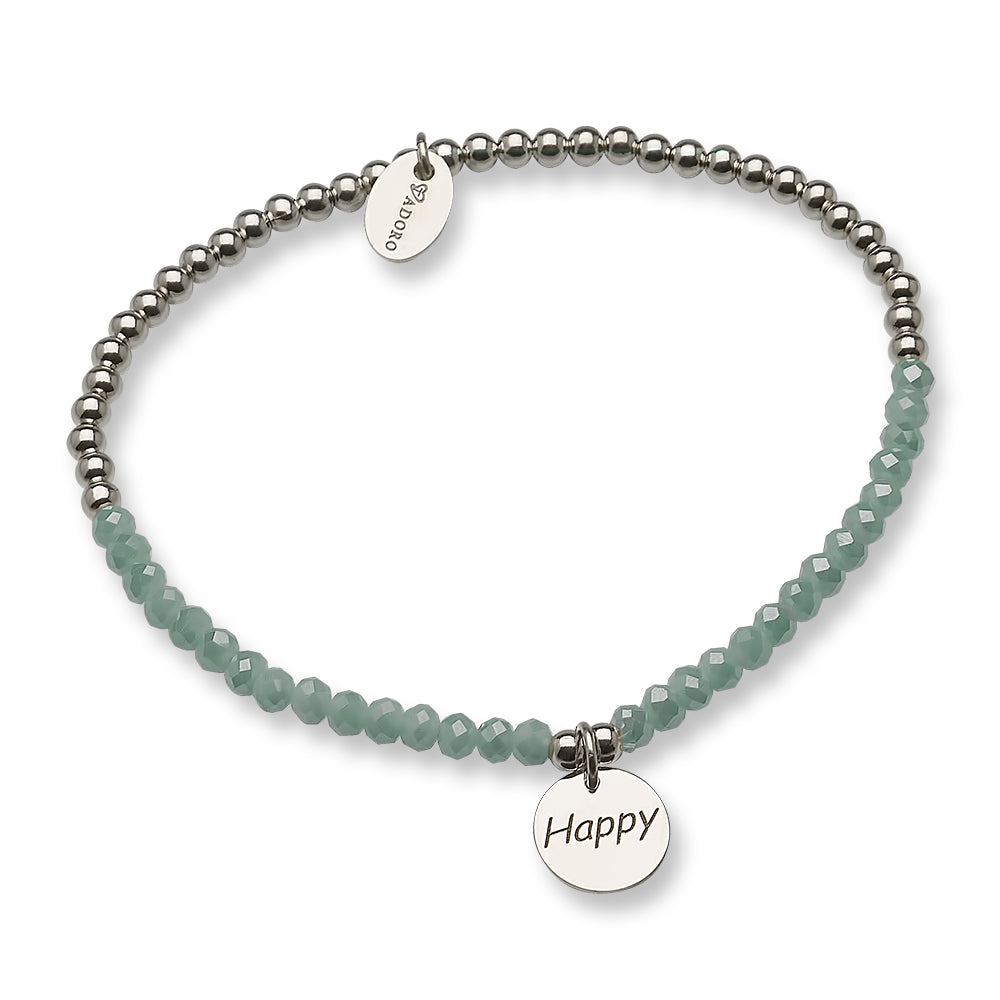 Pulsera Plata Happy