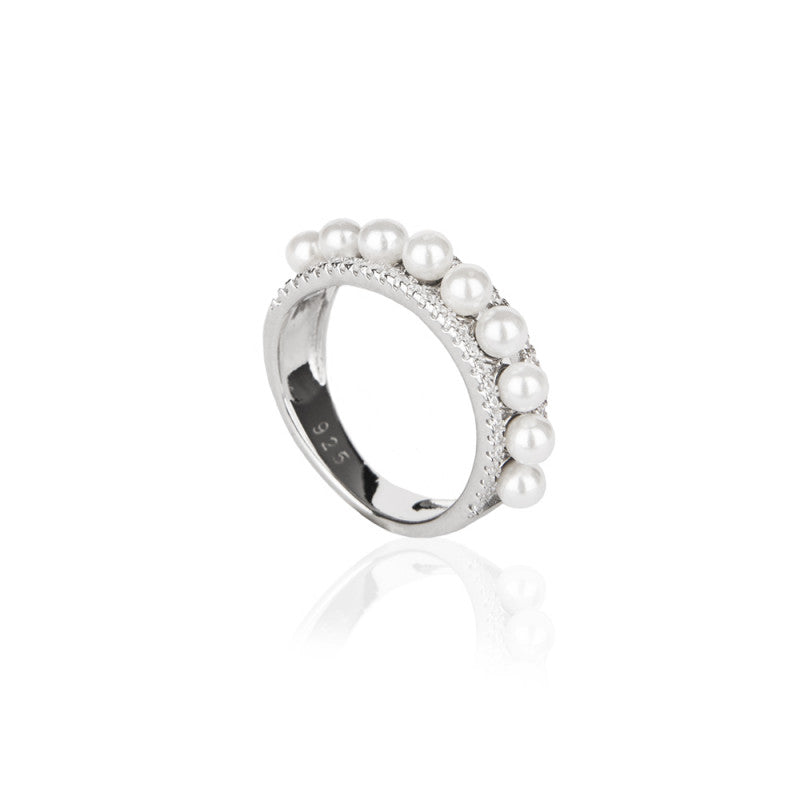 ANILLO CON PERLAS - ELEGANCE