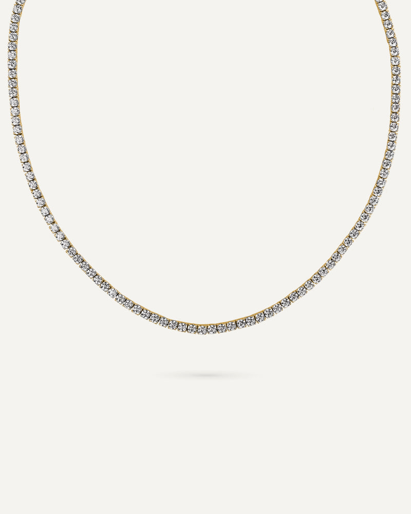 Collar BRILLIANT CUT en plata de ley y circonitas Excellence star cut.