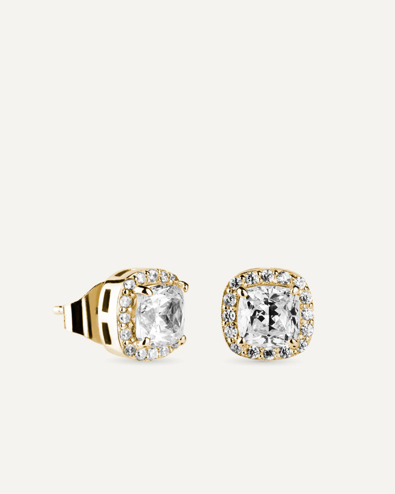 Pendientes con circonitas excellence star cut de 6´25mm