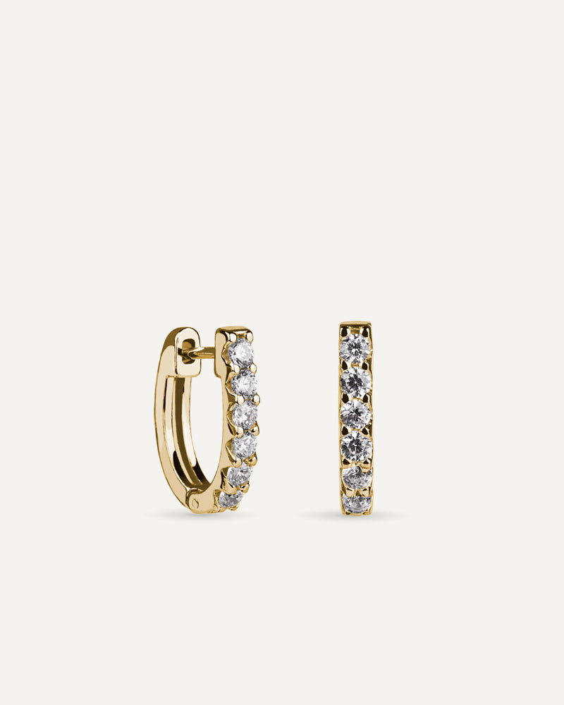 Pendientes brilliant cut con circonitas excellence star cut