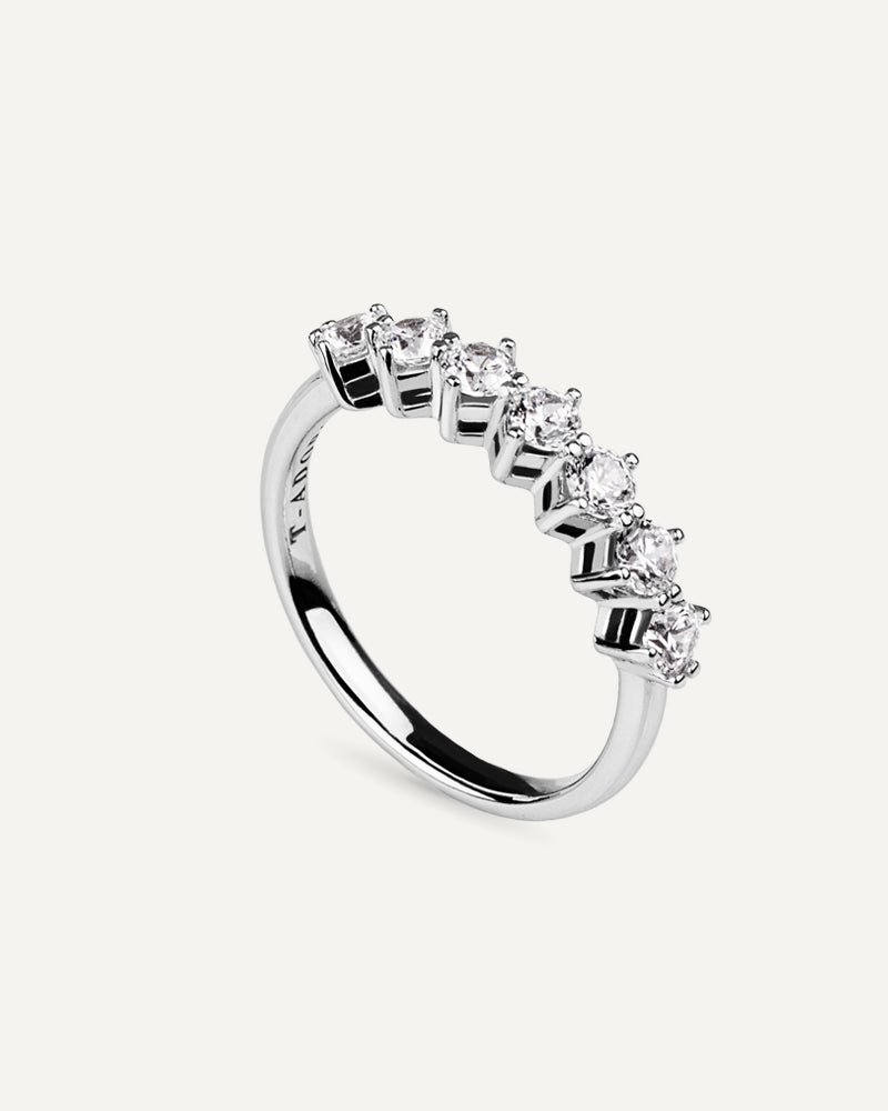 Media alianza brilliant cut con circonitas excellence star cut.