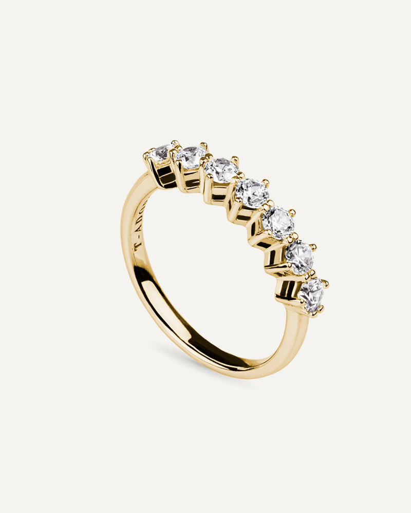 Media alianza brilliant cut con circonitas excellence star cut.