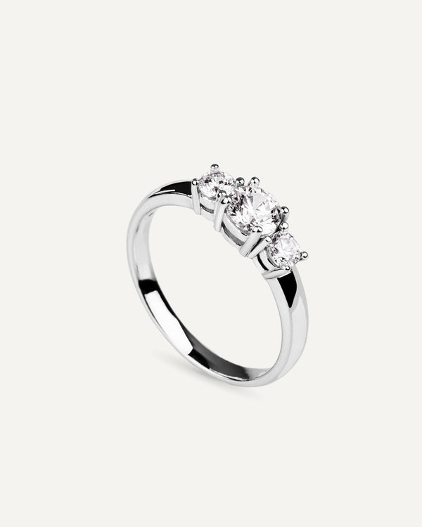 Media alianza brilliant cut con circonitas excellence star cut.