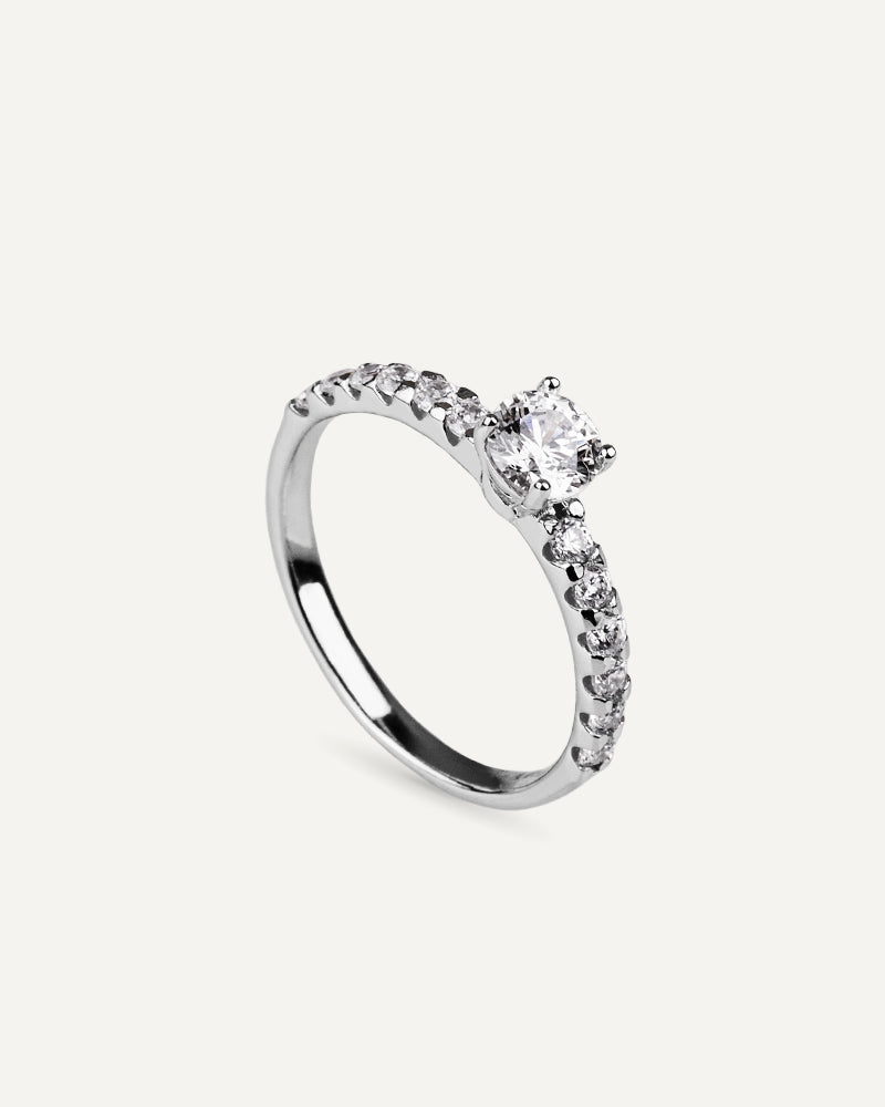 Media alianza brilliant cut con circonitas excellence star cut.