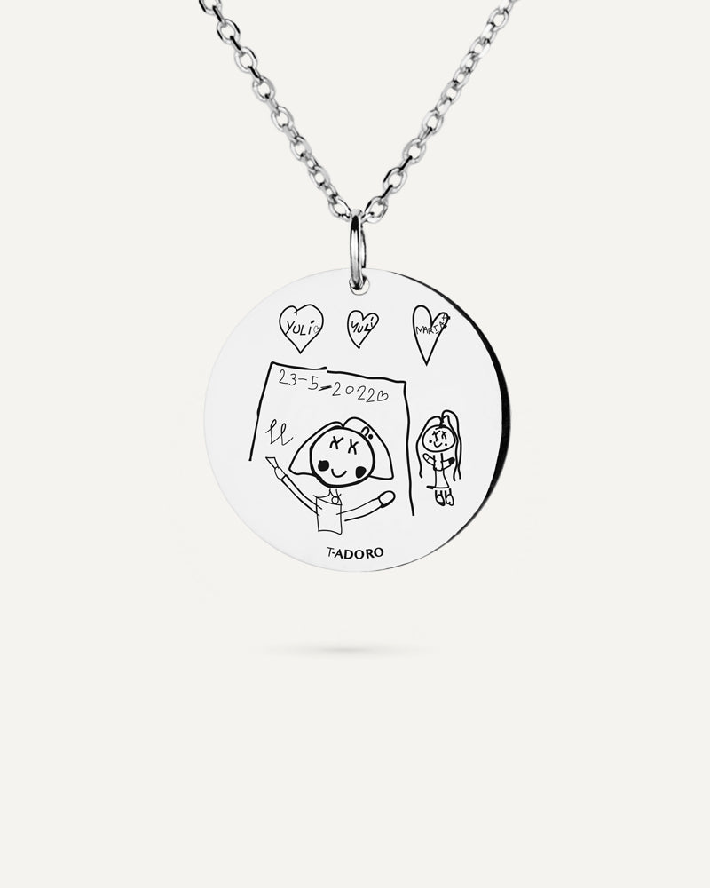 Collar personalizado dibujo.