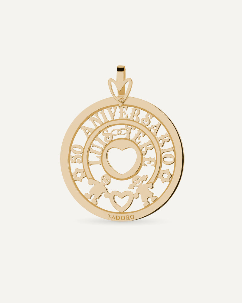COLGANTE PERSONALIZADO DE 30MM EN PLATA