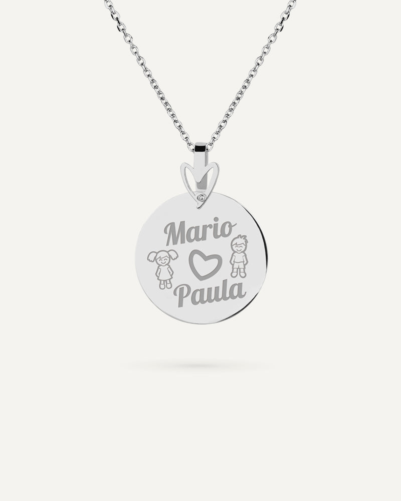 COLLAR PERSONALIZADO 20MM EN PLATA