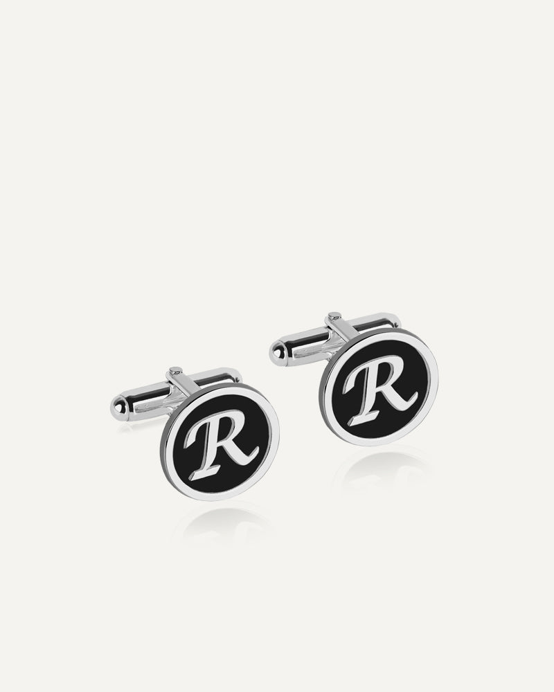 GEMELOS PERSONALIZADOS 16MM EN PLATA CON ESMALTE