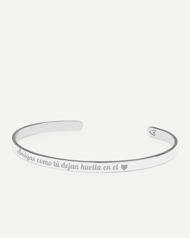PULSERA PERSONALIZADA 4MM EN PLATA