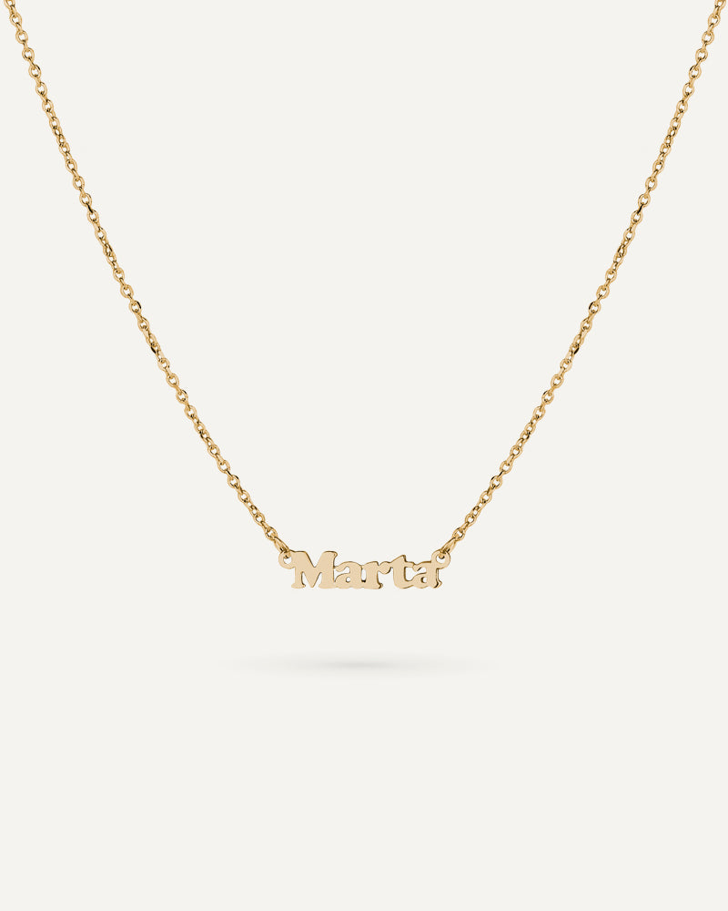 COLLAR PERSONALIZADO CON NOMBRE EN PLATA DE LEY