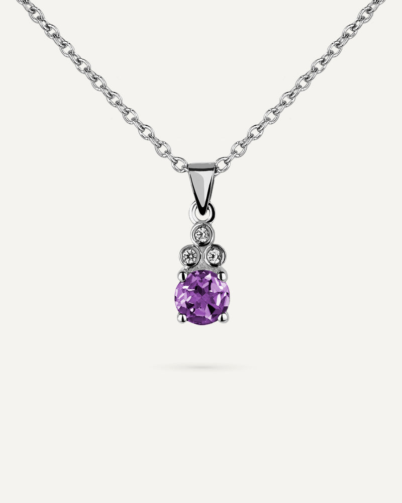 COLLAR AMATISTA TALLA REDONDA