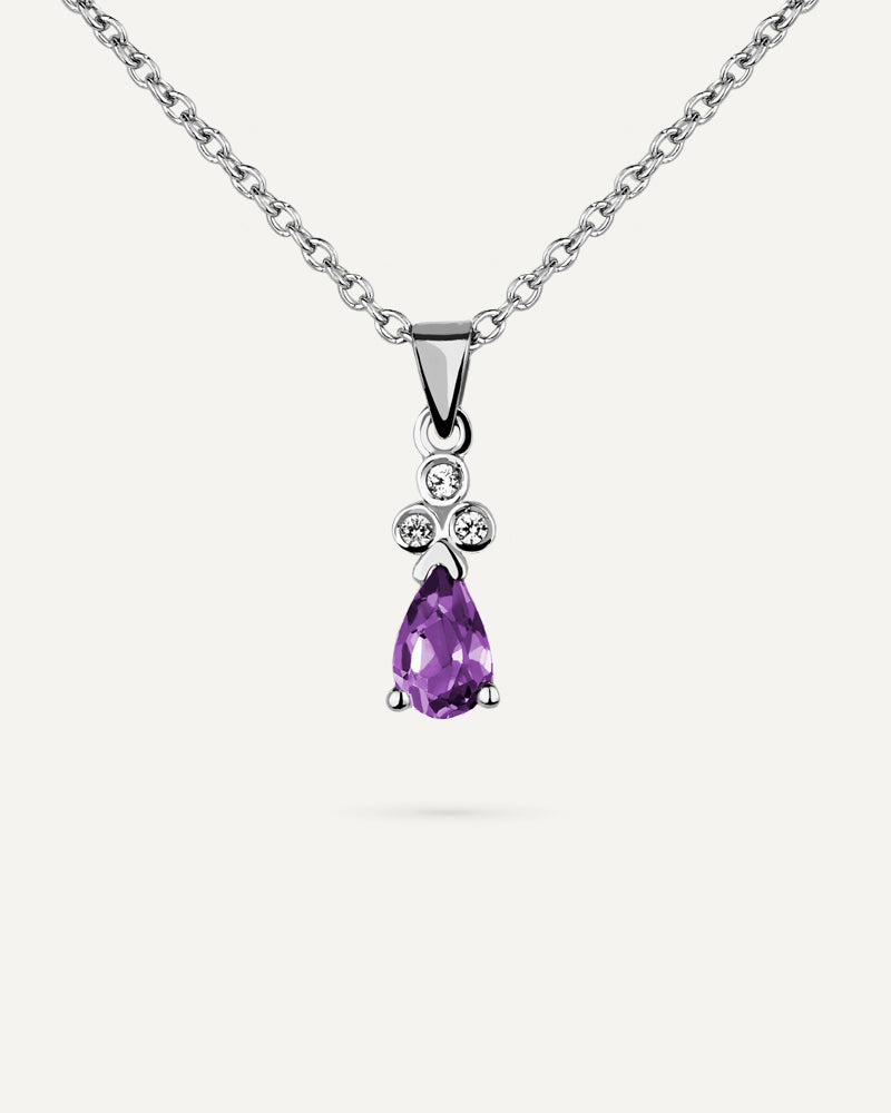 COLLAR AMATISTA TALLA PERILLA