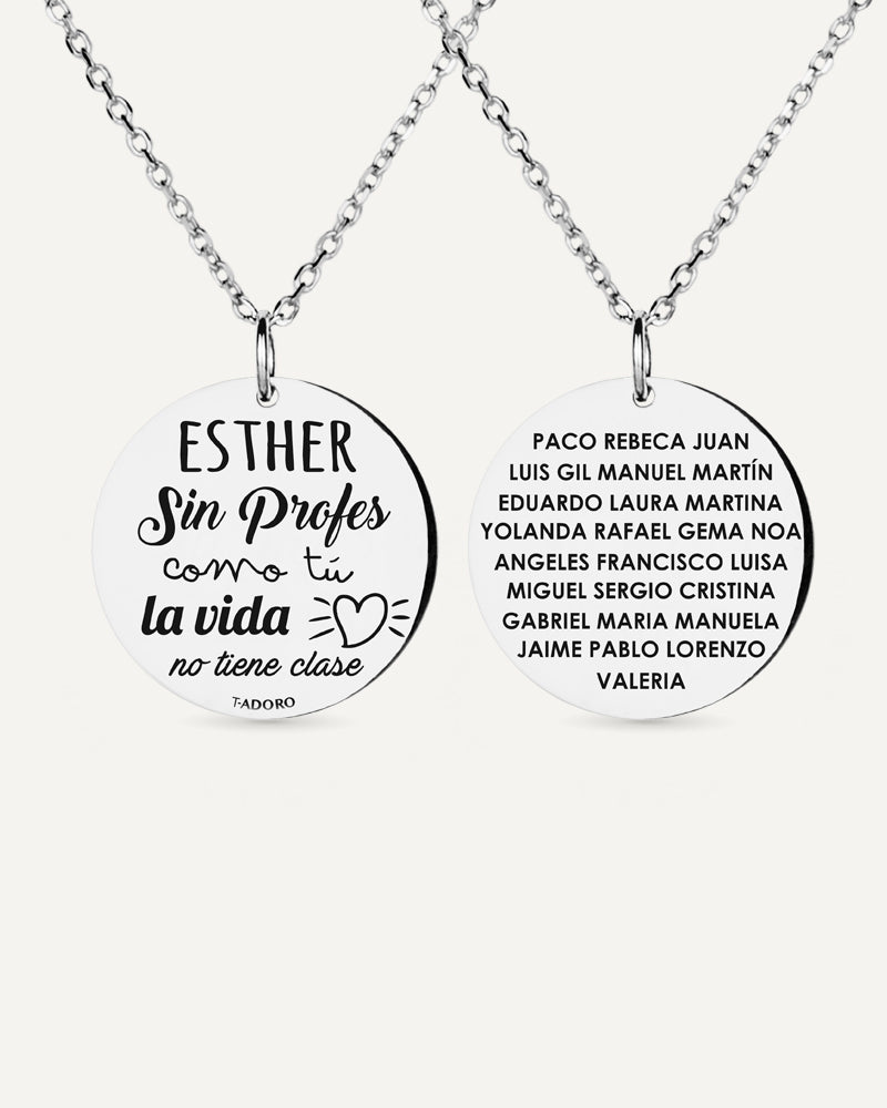 Collar personalizado profe